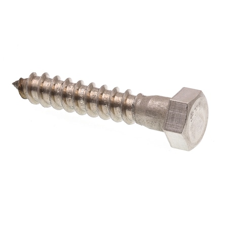 Prime-Line Hex Lag Screw 3/8in X 2in Grade 18-8 Stainless Steel 25PK 9056182